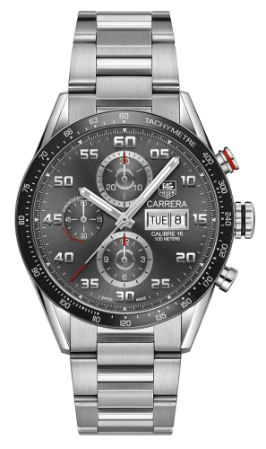 TAG Heuer Carrera Calibre 16 Day Date 43 Stainless Steel /